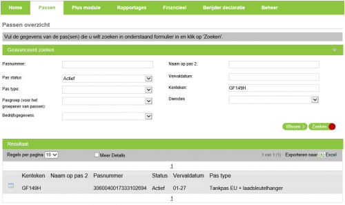 stap 2 blokkeren tankpas