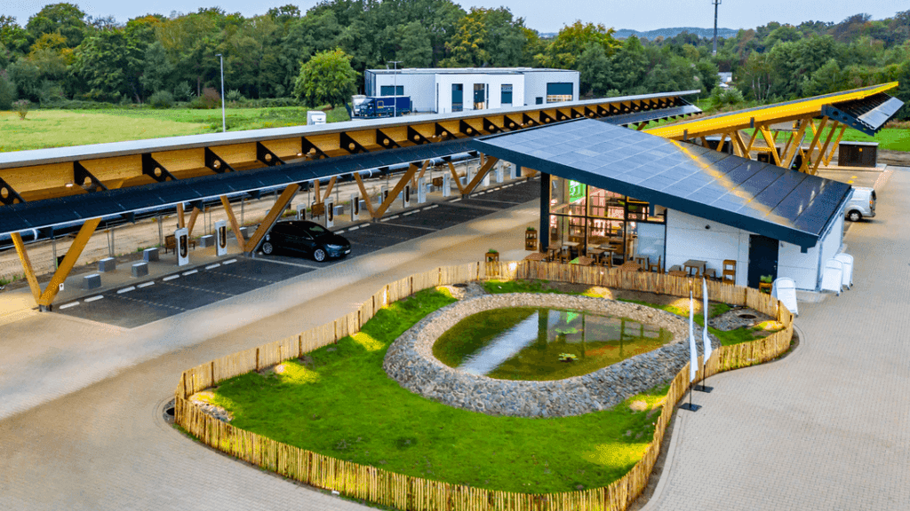 The Hilden charging square in Germany