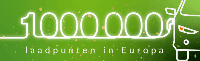 a banner that describes 1 million charge points in Europe for Travelcard